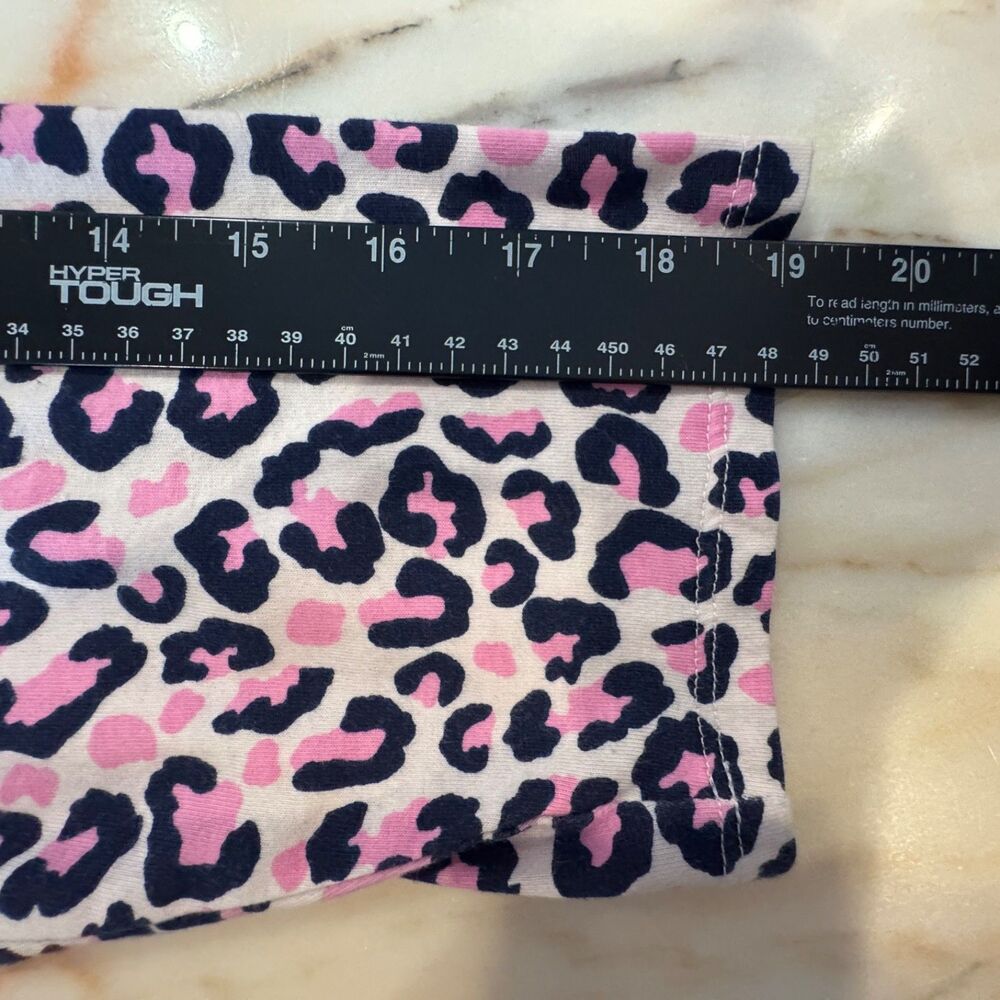 Crown & Ivy Top Women's 3X Pink Leopard Tee Shirt 3/4 Sleeve - Picture 9 of 9